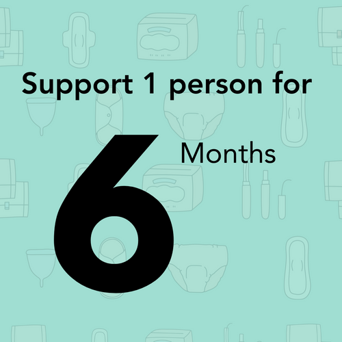 Support 1 person for SIX months