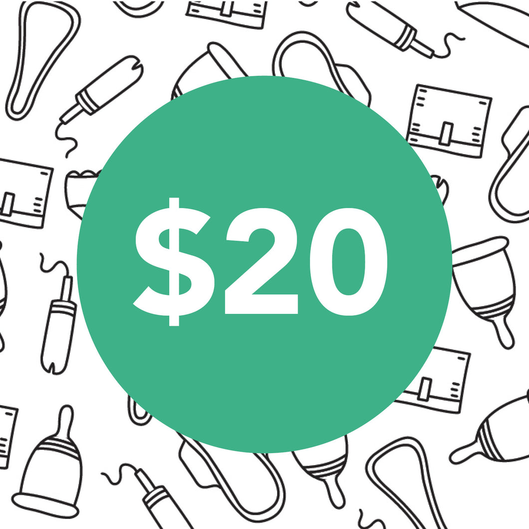Period products for one person in need for two months